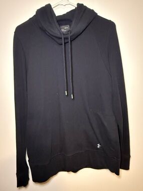 Under Armour Black Hoodie with White Logo